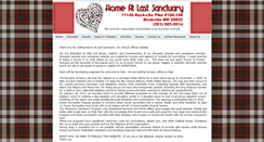 Desktop Screenshot of homeatlastsanctuary.org